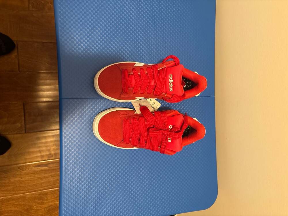 adidas Grand Court Alpha O Red Suede Sneakers Size US 7